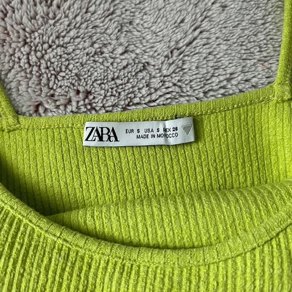 Zara green dress size small - Picture 5 of 5
